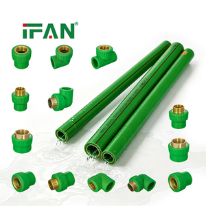 IFAN Nouveauté Raccords de plomberie PPR durables 20mm-125mm Raccords en plastique PPR pour systèmes de plomberie - Product Image 1