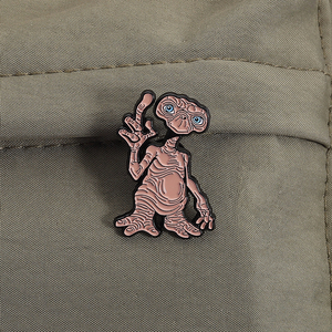 Divertidos alfileres de <span class=keywords><strong>esmalte</strong></span> de alienígena, broches de dibujos animados Punk, insignia de solapa de personaje de ciencia ficción, regalo de joyería para amigos - Product Image 3