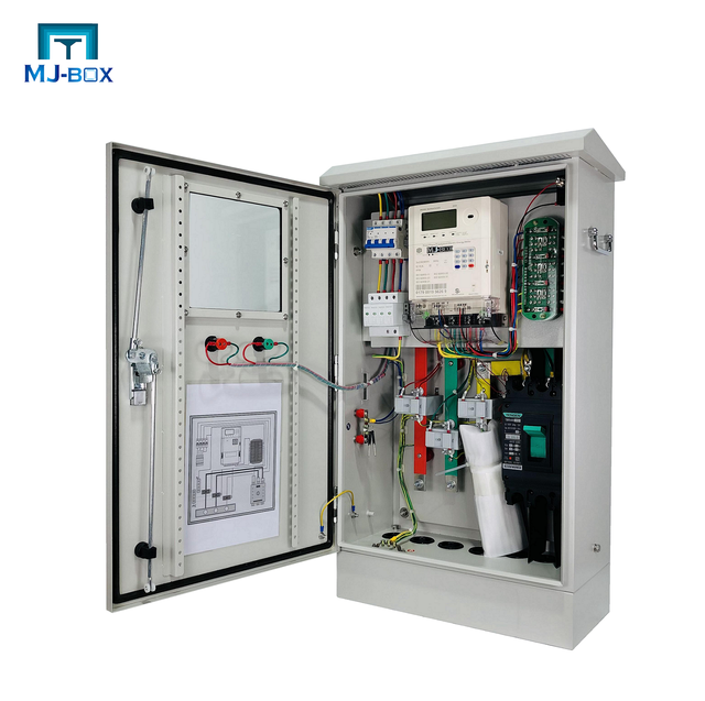 OEM/ODM IP66 Galvanized Steel Waterproof Electrical Enclosure Distribution Control Box with Mounting Plate