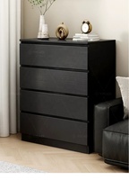 Armoire de rangement commerciale moderne et minimaliste en contreplaqué, réglable en hauteur, avec tiroirs verrouillables, multifonctionnelle pour l'école, la maison et le bureau