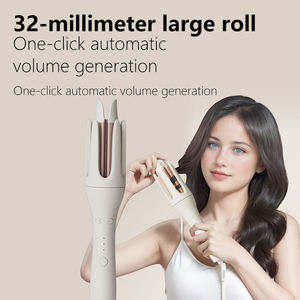 Appareil de soin des cheveux électrique portable 32 mm, lumière rouge, ions négatifs, baguette à cheveux en céramique automatique, boucleur rotatif automatique - Product Image 2