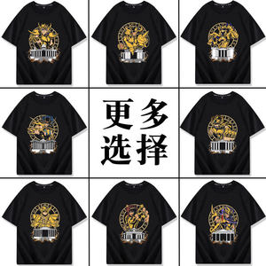 เสื้อยืดแขนสั้นลายการ์ตูนเซนต์เซย่า กลุ่มดาวทองคำ สำหรับคอสเพลย์ - Product Image 2