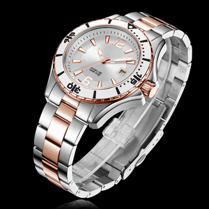 Nuovo Arrivo OEM Orologio da Immersione di Lusso con Lunetta in Alluminio Verde Cassa in Acciaio Inossidabile Quadrante Super Luminoso Orologio da Uomo di Design - Product Image 5