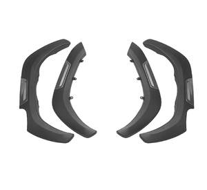 อุปกรณ์ตกแต่งรถยนต์ บังโคลนสีเทา สำหรับรถยนต์โตโยต้า ไฮลักซ์ รีโว่ ปี 2020 2021 2022 2023 - Product Image 2