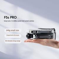 Nouveau drone Ruichang F5SPRO HD 4K pour photographie aérienne, pliable, en ABS, moule privé, 249g, GPS, retour en un clic, autonomie de 40 minutes