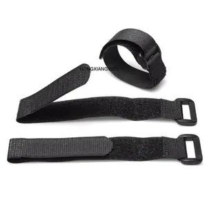 Wholesale Custom Logo Self Gripping Hook And Loop Cable Ties With Buckle