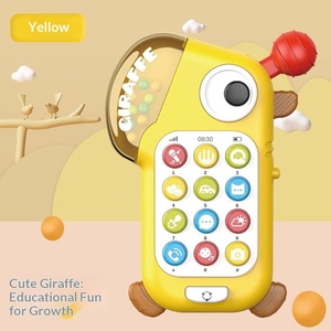 Jouets éducatifs de luxe de haute qualité pour bébés, girafe unisexe, jouets de téléphone portable pour l'éveil précoce, jouets sensoriels pour bébés de 6 mois - Product Image 4
