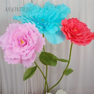 Serre-tête géant pour fête, motif floral exagéré, rose et rouge, style Jockey Club, durable, pour extérieur, coiffe irisée pour cheveux - Product Image 6