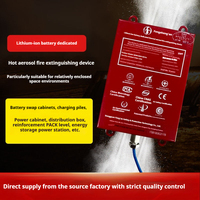 Extintor de Incendios Automático de Aerosol Rojo Tipo Colgante, Dispositivo de Extinción de Incendios para Caja de Distribución y Gabinete de Distribución de Energía