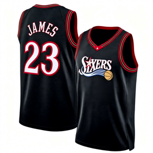 <span class=keywords><strong>Maillot</strong></span> <span class=keywords><strong>de</strong></span> sport pour chien à séchage rapide, thème Philadelphie, inspiré <span class=keywords><strong>de</strong></span> James, imprimé 23, style basketball, pour chiens <span class=keywords><strong>de</strong></span> petite, moyenne et grande taille - Product Image 1