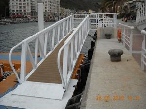 Rampa de Aluminio Usada para Muelle y Embarcadero, Puente de Acceso Flotante para Muelle, Precios Competitivos - Product Image 3
