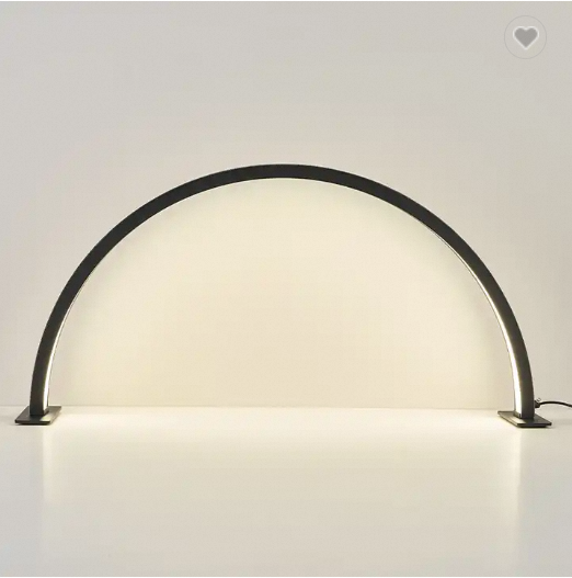 Factory Direct Sale New Arrival 45w Bicolor Half Ring Beauty Fill Lamp Led Moon Lash Light Wireless Nail Lamp