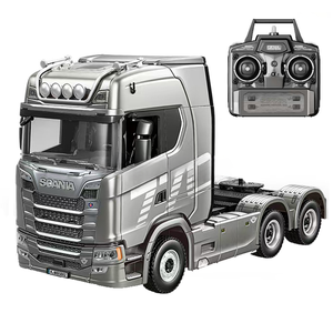 Oferta Especial: Camión <span class=keywords><strong>de</strong></span> <span class=keywords><strong>Juguete</strong></span> HUINA 1501 <span class=keywords><strong>SCANIA</strong></span> RC <span class=keywords><strong>de</strong></span> Aleación, Escala 1/18, Remolque con Licencia 770S, Coche <span class=keywords><strong>de</strong></span> Control Remoto 2.4G, Incluye Cargador - Product Image 3