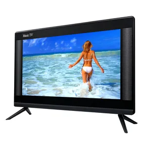 Hd Muziek Tv 17 19 20 22 24 Inch Pulg Lcd Led Kleine Tv Smart Televisie 12V Dc Ac Scherm Tv