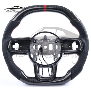 Volante Deportivo ADN de 3 Radios, Calefactable, de Fibra de Carbono para <span class=keywords><strong>Jeep</strong></span> <span class=keywords><strong>Wrangler</strong></span> JK Gladiator JL 2018-2026 - Product Image 1