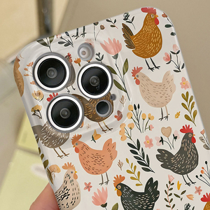 Coque de <span class=keywords><strong>téléphone</strong></span> rigide en PC avec motif de feuille de fleur et impression photo pour iPhone 8 X Xr Xs 11 12 13 14 15 16 17 Pro Max - Product Image 4