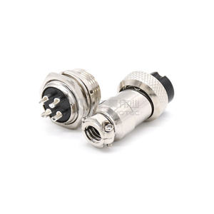 موصل دائري للطيران طراز GX16 بـ 2 و3 و4 و5 و6 و7 و8 و9 و10 سنون، نوع قياسي ملون مقاوم للغبار، مقبس أنثى وذكر - Product Image 2