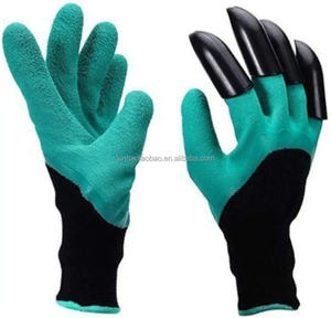 Graven van grond Tuinhandschoen Groen Zacht latexschuim Werkhandschoenen Ademende tuinhandschoenen Werkhandschoen voor het planten van bloemen met klauwen - Product Image 3