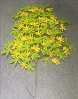 Feuilles d'érable artificielles de grande taille de haute qualité pour la décoration intérieure