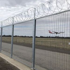Secure Fence 358 Safety <strong>Barrier</strong> Panel Rigid Mesh Safety Fence razor Wire Prison Fence Prison Fence Dense Mesh Fence Panels - Product Image 2