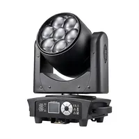 Projecteur LED Par Lotus Mini 7x40W Zoom Bee Eye RGBW DMX512 Certifié CE, Dimmable, pour Scène, Discothèque, DJ, Bar, Club, Fête, Effet Wash Beam