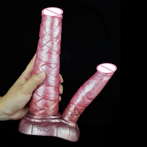 YOCY XXL Realistic Horse <b>Dildo</b> Silicone Fantasy Animal Penis With Sucker Adult Sex for Women Men Thick 8cm Anal Masturbator - Product Image 5