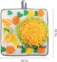 Tapis de jeu interactif amusant pour lapin en polaire lavable