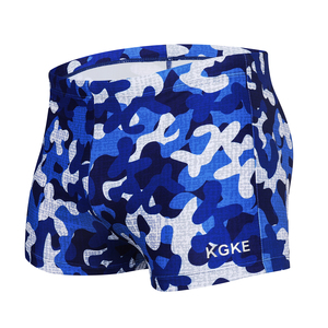 KGKE Swim Boxer <span class=keywords><strong>Slip</strong></span> Breve Nuotata Jammer Camo Racer Mens Piazza Gamba Costume Da Bagno - Product Image 1