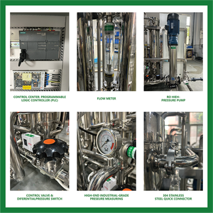 Machine de traitement de l'eau par osmose inverse à double étage Lida avec échangeur d'ions, <span class=keywords><strong>adoucisseur</strong></span>, pompe et réservoir sous pression <span class=keywords><strong>10L</strong></span>/heure 60 kW 220V 1 - Product Image 4