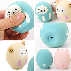 ของเล่นสุนัขรูปสัตว์น่ารัก ทนทานต่อการกัด ทำความสะอาดฟัน ยางลาเท็กซ์ ช่วยเสริมสร้างเสียง - Product Image 4