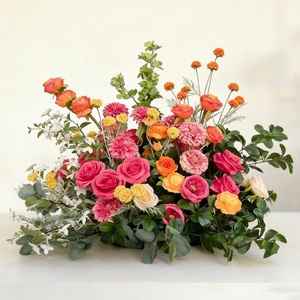 BF-ALR-MX05 2026 Arreglo de Piso Personalizado para Pasillo de Boda en Primavera y Verano, Multicolor, para Decoración de Propuesta de Matrimonio - Product Image 5