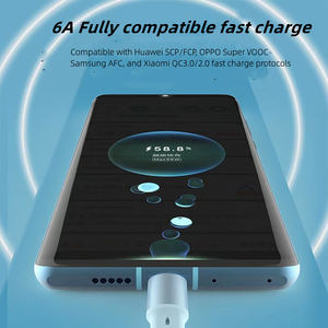 66W hızlı şarj 3 in 1 geri çekilebilir USB şarj kablosu saf bakır tip-c tek yönlü geri çekilebilir 5A hızlı şarj fonksiyonu - Product Image 2