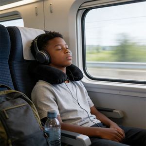 Wholesale U-shaped <b>Neck</b> <b>Pillow</b> Portable Durable Customizable 2 Sizes U-shaped <b>Neck</b> <b>Pillow</b> for Travel - Product Image 2