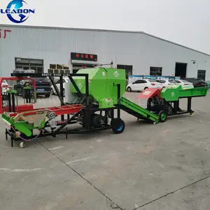 Round Straw Baler Automatic 2-way Hay Wet Biomass Straw Wrapper Mini Corn Silage Round Baler For Sale