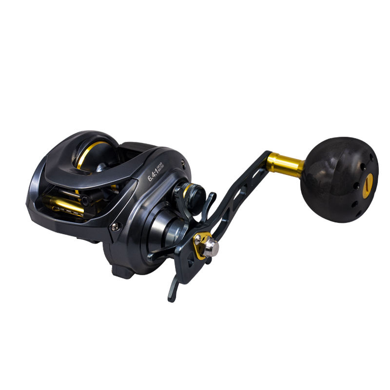 Fishing Baitcasting Reel 6:4:1 Gear Ratio Carbon Fiber 15kg Drag
