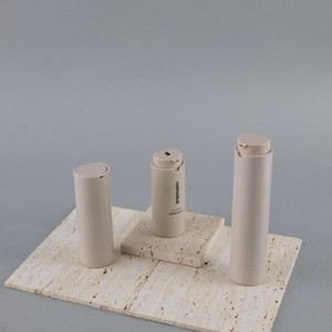 Chai bao bì không khí, dạng bơm, tái sử dụng, màu trắng sinh thái, dung tích <span class=keywords><strong>70ML</strong></span> 80ML 100ML 120ML, dùng cho kem chống nắng, sản phẩm chăm sóc da, sữa tắm, tinh chất, <span class=keywords><strong>lotion</strong></span> - Product Image 1