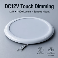 Plafonnier encastré 12V pour camping-car, éclairage intérieur de caravane, éclairage modulaire pour logements de travail à distance