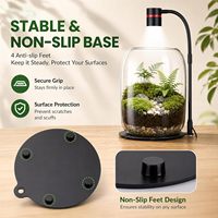 Lampe LED réglable bleue à spectre complet pour terrarium, idéale pour mousse, fougère, nano-plantes, bureau, verre – Vente en gros directe usine