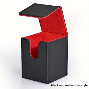 Boîte de rangement verticale <span class=keywords><strong>en</strong></span> plastique personnalisable pour cartes TCG et cartes de jeu de société - Product Image 2
