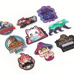 Autocollants PVC découpés sur mesure, étanches, en vinyle, avec logo de dessin animé, vente chaude, MOQ 100 pièces - Product Image 3