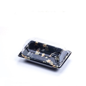 Dùng Một Lần Hình Chữ Nhật Takeout Sushi Khay Với Nắp Sashimi Khay <span class=keywords><strong>Container</strong></span> Cho Salad Bánh Sandwich Thực Phẩm <span class=keywords><strong>Takeaway</strong></span> - Product Image 2