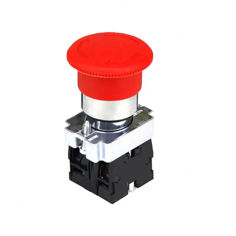 XB4BS8442 New And Original Emergency Button Stop Switching Off Latching Turn to release 1NC Push Button XB4BS8442