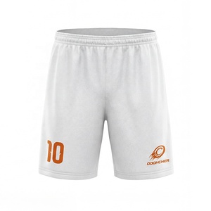 Shorts de sport blancs minimalistes personnalisés, respirants en mesh, pour l'entraînement, OEM ODM - Product Image 2