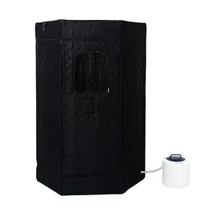 Nouveau modèle de tente de sauna à vapeur portable pliable pour usage domestique Sauna intégral Vente en gros Salle de sauna humide pour spa