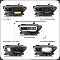 Ensemble de phares LED haute puissance 6000K ultra-lumineux pour Toyota Tacoma 2016-2024, accessoires de voiture plug-and-play super lumineux