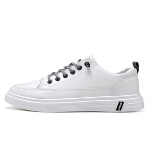 Chaussures pour hommes, tendance printemps 2022, chaussures blanches polyvalentes, version coréenne, baskets décontractées en cuir respirant, vente en gros - Product Image 6