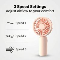 Nouveautés : Mini ventilateur de poche électrique portable rechargeable USB avec logo personnalisé, en plastique, pour usage domestique et extérieur, à commande tactile