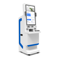 Kiosque d'impression de paiement en libre-service Imprimante A4 Solutions debout au sol personnalisables pour une utilisation en intérieur Hôpitaux Banques Gouvernement