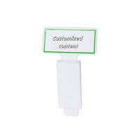 Séparateur de tiroir réglable en plastique PP avec porte-étiquettes à clipser, accessoires multifonctionnels pour l'organisation des rangements en milieu hospitalier et clinique