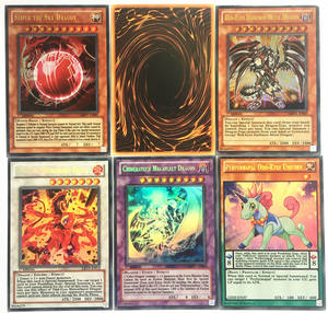 Cartes à jouer d'anime japonaises en gros, 112 pièces, cartes <span class=keywords><strong>Yu</strong></span>-<span class=keywords><strong>gi</strong></span>-<span class=keywords><strong>oh</strong></span> en anglais pour enfants, jeu de cartes de bataille - Product Image 4